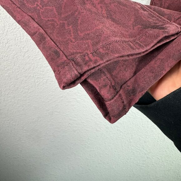 🟣🟣 Blank NYC Womens Reade Crop Skinny Dark Wash Jeans Size 24 - Picture 5 of 13